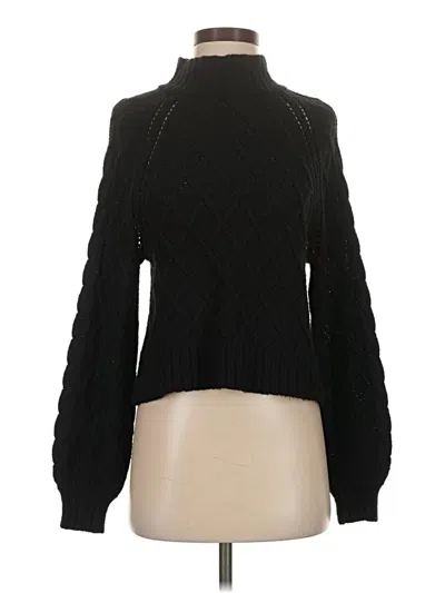 Pre-owned American Eagle Outfitters Turtleneck Sweater In Black
