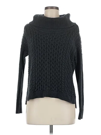 Pre-owned American Eagle Outfitters Turtleneck Sweater In Black