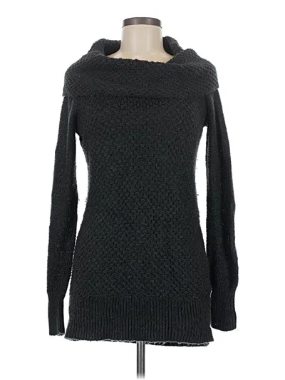 Pre-owned American Eagle Outfitters Turtleneck Sweater In Black