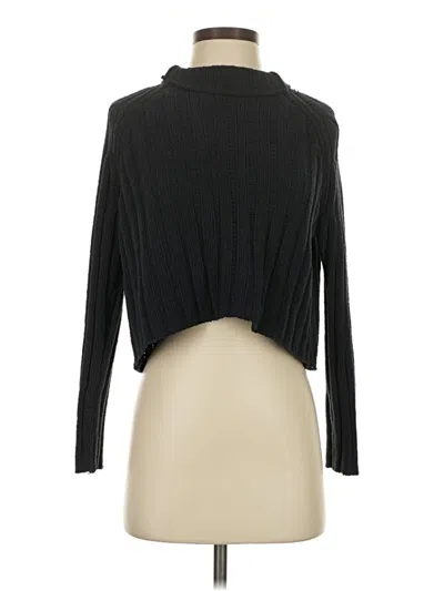 Pre-owned American Eagle Outfitters Turtleneck Sweater In Black