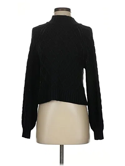 Pre-owned American Eagle Outfitters Turtleneck Sweater In Black