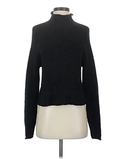 Pre-owned American Eagle Outfitters Turtleneck Sweater In Black