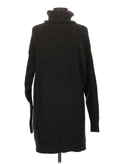 Pre-owned American Eagle Outfitters Turtleneck Sweater In Black