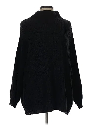 Pre-owned American Eagle Outfitters Turtleneck Sweater In Black