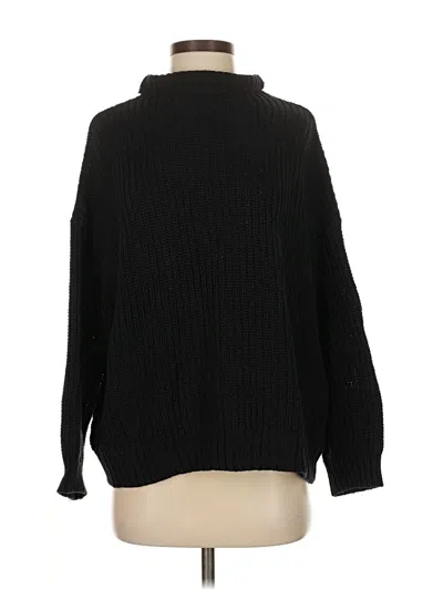 Pre-owned American Eagle Outfitters Turtleneck Sweater In Black