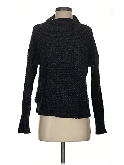 Pre-owned American Eagle Outfitters Turtleneck Sweater In Black