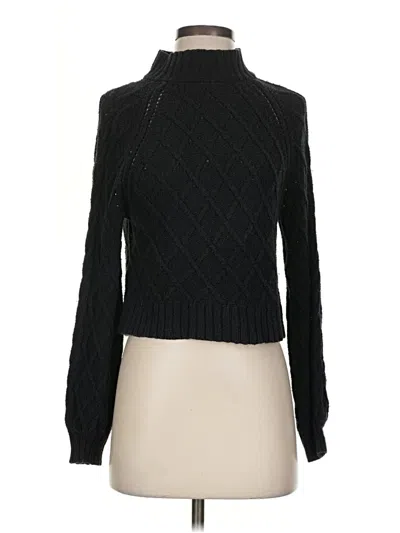 Pre-owned American Eagle Outfitters Turtleneck Sweater In Black