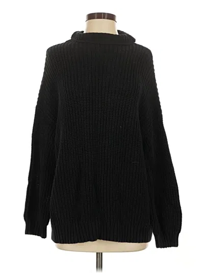 Pre-owned American Eagle Outfitters Turtleneck Sweater In Black