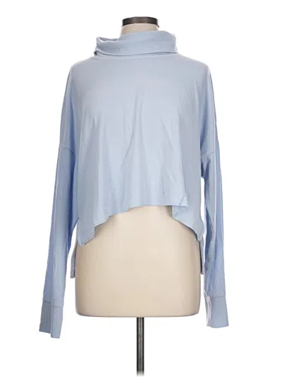 Pre-owned American Eagle Outfitters Turtleneck Sweater In Blue
