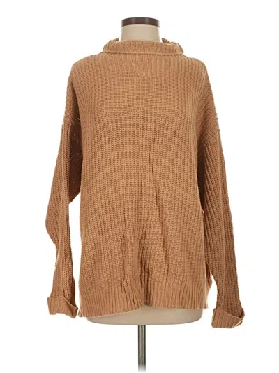 Pre-owned American Eagle Outfitters Turtleneck Sweater In Brown