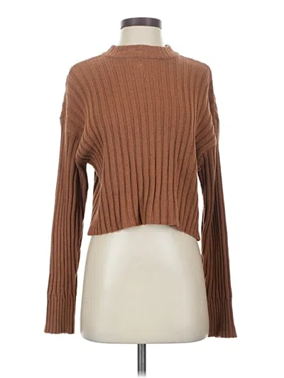 Pre-owned American Eagle Outfitters Turtleneck Sweater In Brown