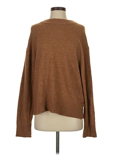 Pre-owned American Eagle Outfitters Turtleneck Sweater In Brown