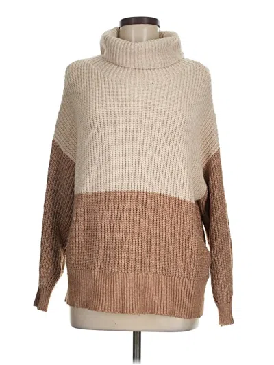 Pre-owned American Eagle Outfitters Turtleneck Sweater In Brown