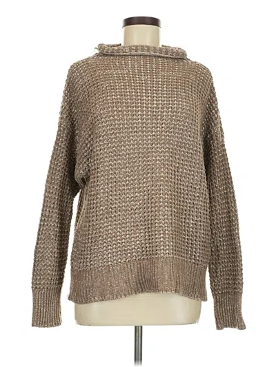 Pre-owned American Eagle Outfitters Turtleneck Sweater In Brown