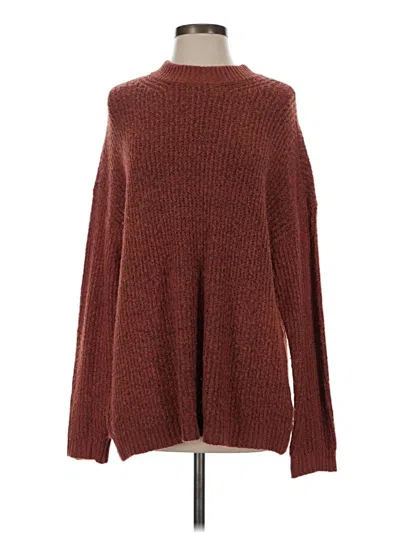 Pre-owned American Eagle Outfitters Turtleneck Sweater In Brown