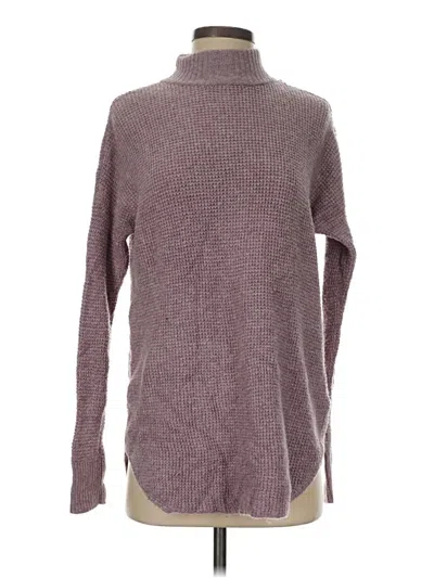 Pre-owned American Eagle Outfitters Turtleneck Sweater In Burgundy