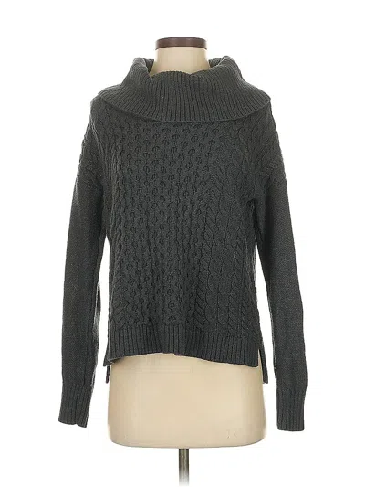 Pre-owned American Eagle Outfitters Turtleneck Sweater In Gray