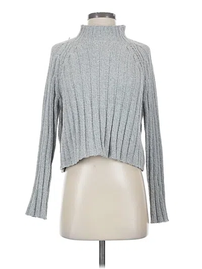 Pre-owned American Eagle Outfitters Turtleneck Sweater In Gray