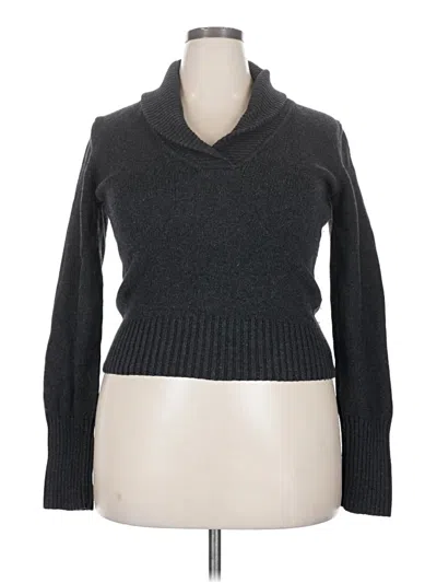 Pre-owned American Eagle Outfitters Turtleneck Sweater In Gray