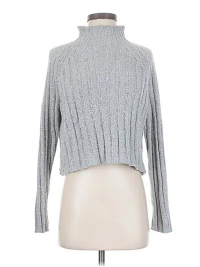 Pre-owned American Eagle Outfitters Turtleneck Sweater In Gray