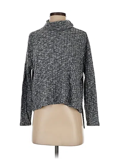 Pre-owned American Eagle Outfitters Turtleneck Sweater In Gray