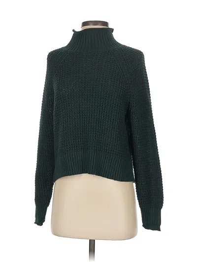 Pre-owned American Eagle Outfitters Turtleneck Sweater In Green
