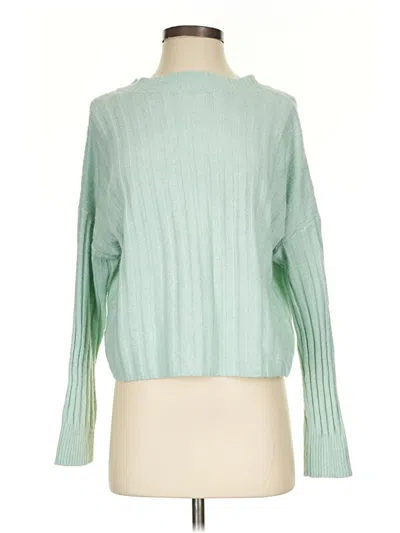 Pre-owned American Eagle Outfitters Turtleneck Sweater In Green