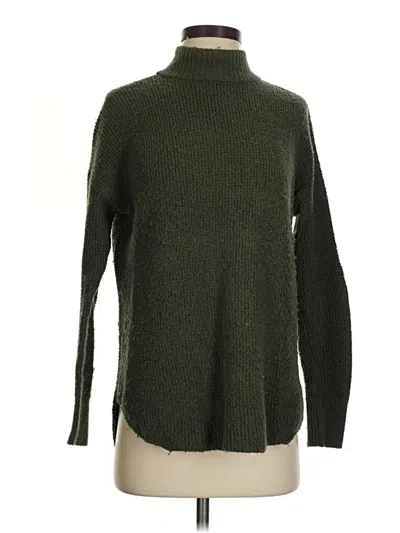 Pre-owned American Eagle Outfitters Turtleneck Sweater In Green