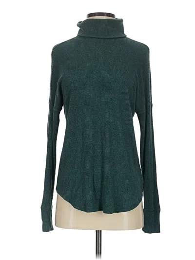 Pre-owned American Eagle Outfitters Turtleneck Sweater In Green