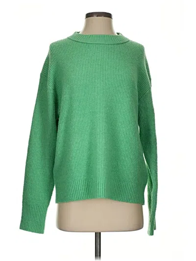 Pre-owned American Eagle Outfitters Turtleneck Sweater In Green