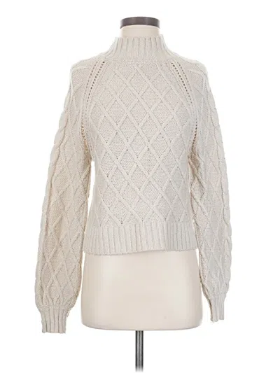 Pre-owned American Eagle Outfitters Turtleneck Sweater In Ivory