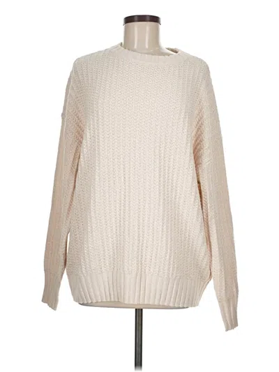 Pre-owned American Eagle Outfitters Turtleneck Sweater In Ivory