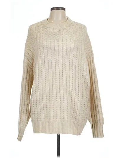 Pre-owned American Eagle Outfitters Turtleneck Sweater In Ivory