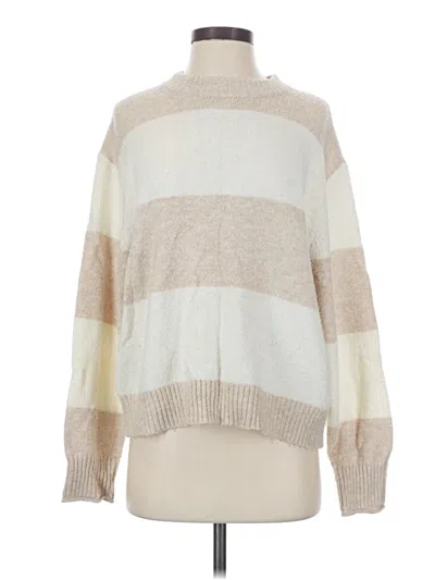 Pre-owned American Eagle Outfitters Turtleneck Sweater In Ivory