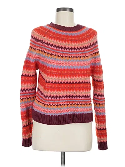 Pre-owned American Eagle Outfitters Turtleneck Sweater In Orange