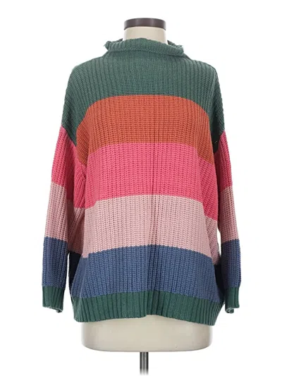 Pre-owned American Eagle Outfitters Turtleneck Sweater In Pink