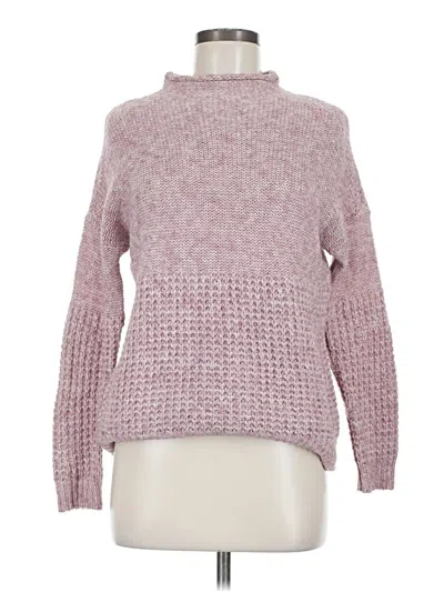 Pre-owned American Eagle Outfitters Turtleneck Sweater In Pink