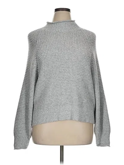 Pre-owned American Eagle Outfitters Turtleneck Sweater In Silver