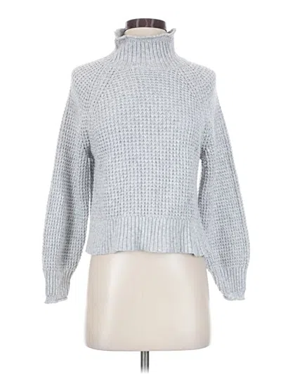 Pre-owned American Eagle Outfitters Turtleneck Sweater In Silver