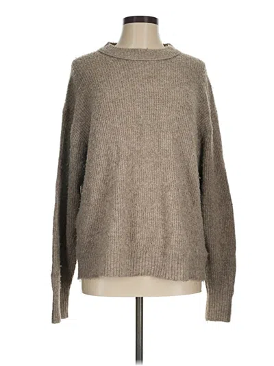 Pre-owned American Eagle Outfitters Turtleneck Sweater In Tan