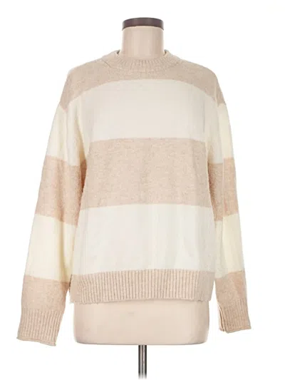 Pre-owned American Eagle Outfitters Turtleneck Sweater In White