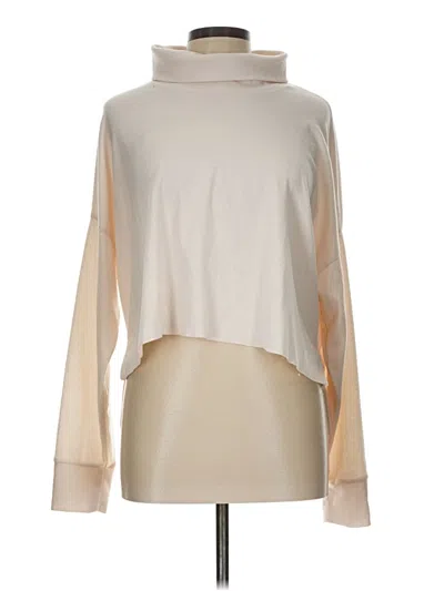 Pre-owned American Eagle Outfitters Turtleneck Sweater In White