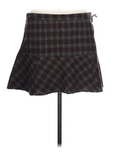 Pre-owned American Eagle Outfitters Wool Skirt In Gray
