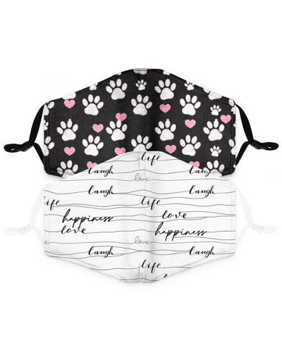 American Exchange 2 Pack Face Mask In Multi