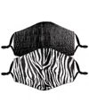 American Exchange 2 Pack Face Mask In Black