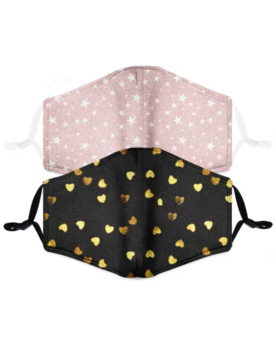 American Exchange 2 Pack Face Mask In Multi