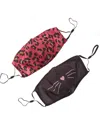 American Exchange 2pk Face Masks In Black
