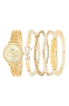 American Exchange Bracelet Strap Watch, 31mm In Gold
