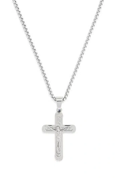American Exchange Cross Necklace In Green