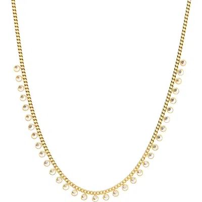 American Exchange Cz Fringe Necklace
